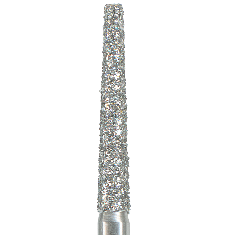 Бор алмазный конусной формы с плоским концом 848