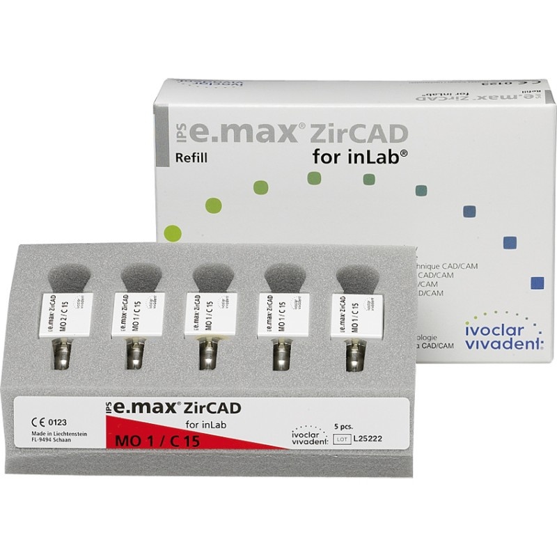 Блоки из оксида циркония IPS e.max ZirCAD for inLab (25 шт.)