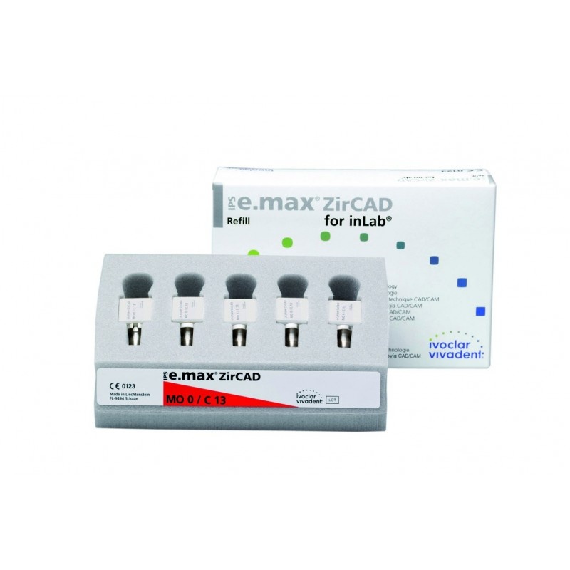 Блоки из оксида циркония IPS e.max ZirCAD for inLab (5 шт.)