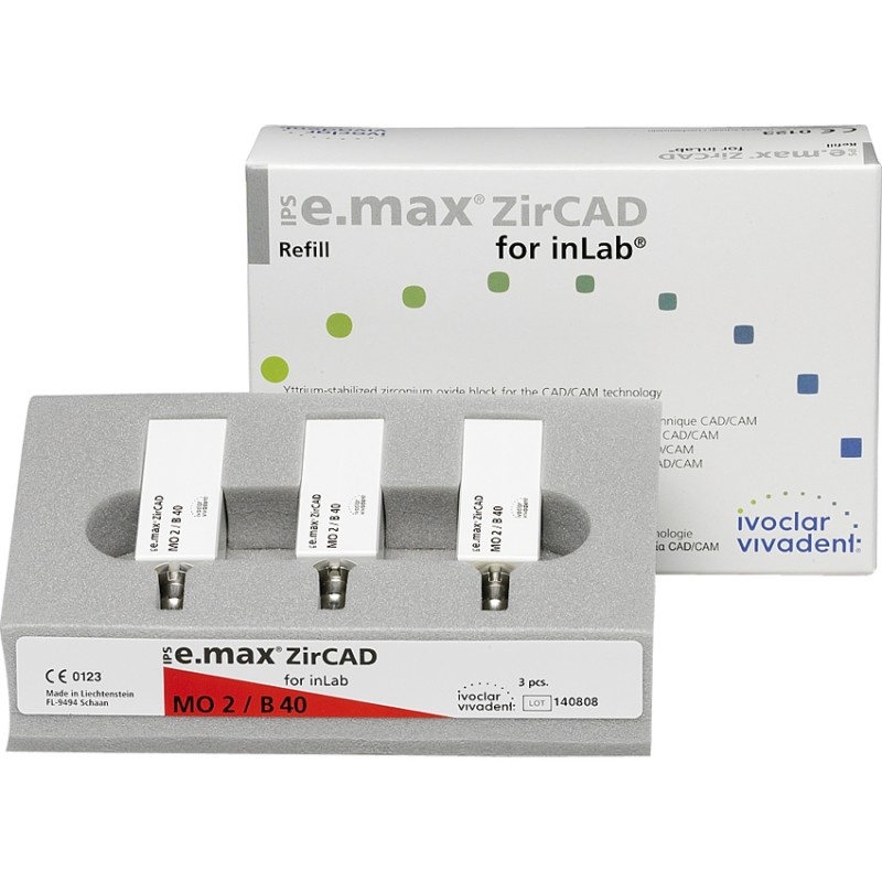 Блоки из оксида циркония IPS e.max ZirCAD for inLab (9 шт.)