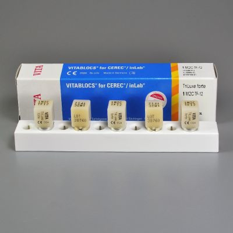 Блоки из полевошпатной керамики VITABLOCS TriLuxe forte (5 шт.)
