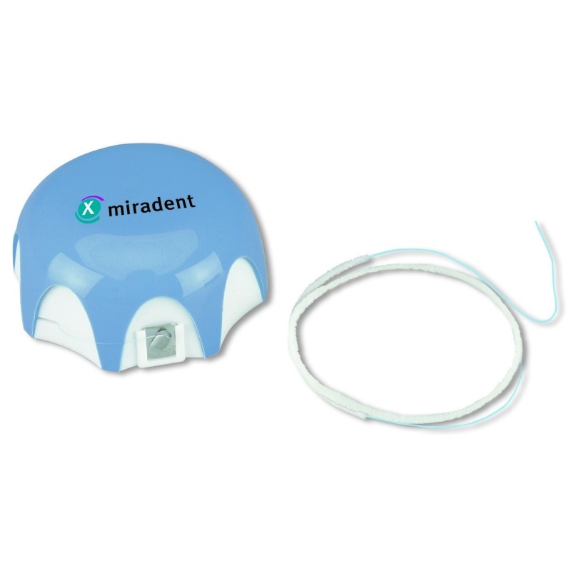 Супер-флосс антибактериальный для имплантов и брекетов Mirafloss Implant chx (50 нитей по 15 см)