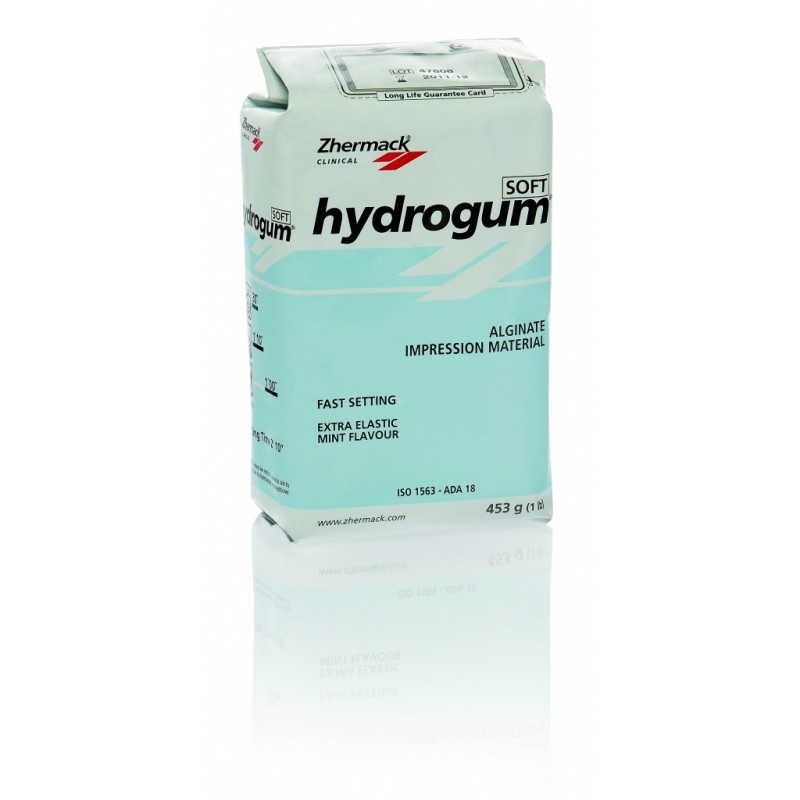 Альгинат беспыльный эластичный с быстрым схватыванием Hydrogum Soft (453 г)