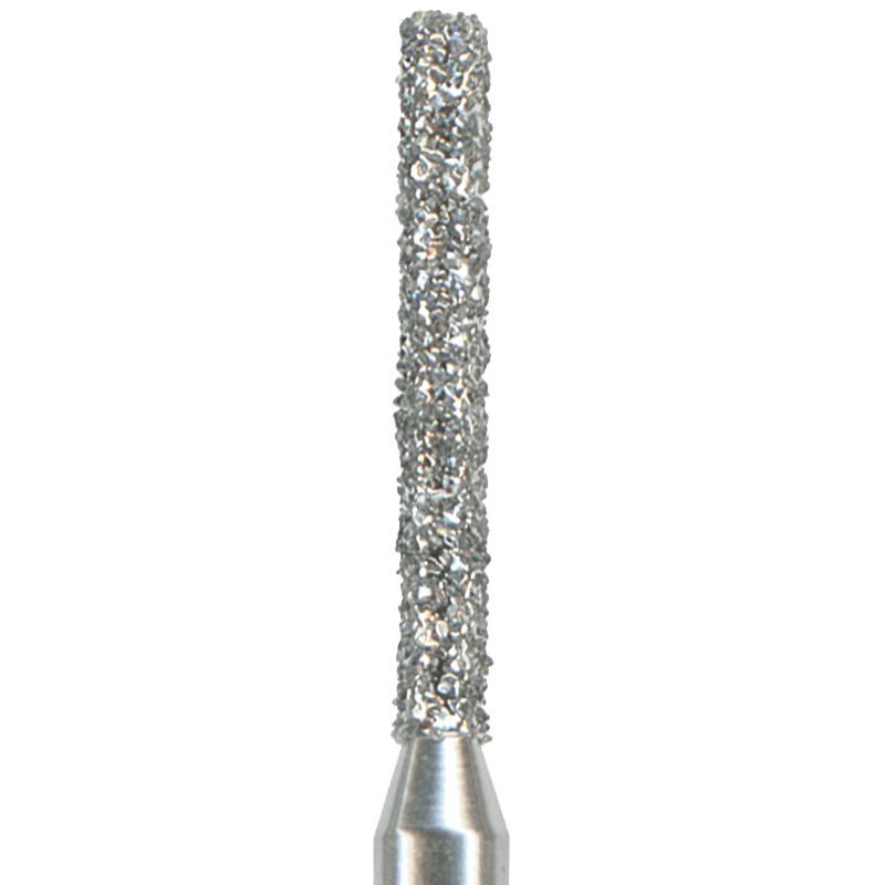 Бор алмазный цилиндрической формы с закругленным концом 835KR