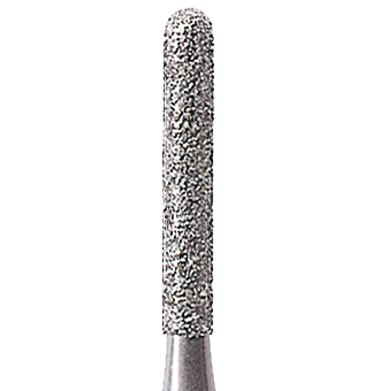 Бор алмазный цилиндрической формы с круглым концом 842R-HP