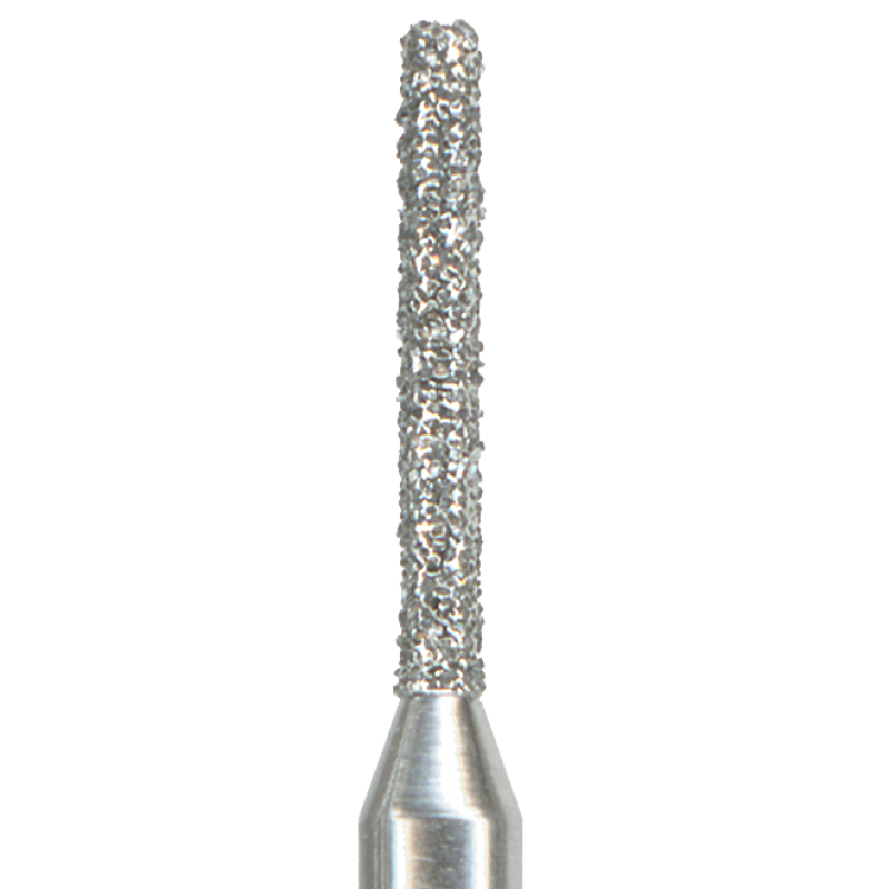 Бор алмазный цилиндрической формы с плоским концом 836