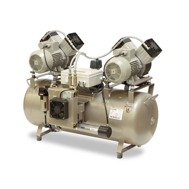 Безмасляный компрессор EKOM DK50 2x2V/110/M
