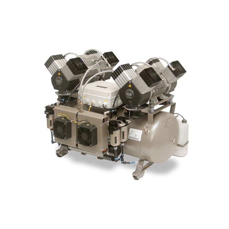 Безмасляный компрессор EKOM DK50 2x4VR/110S/M