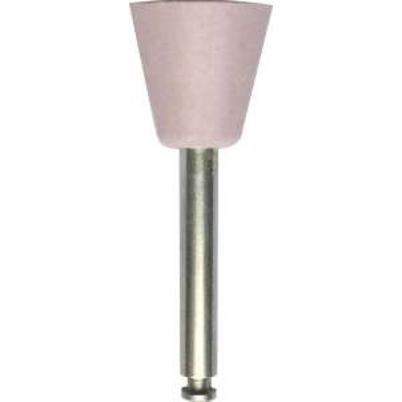 Головка силиконовая средняя полировальная большая чашка (розовая)