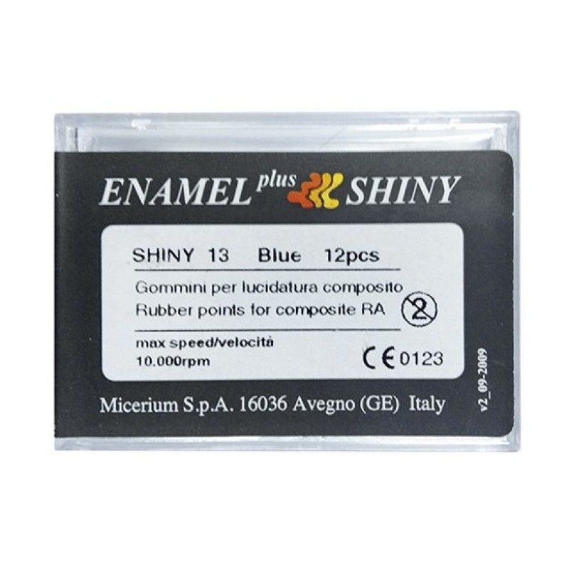 Полировочные резинки голубые SHINY