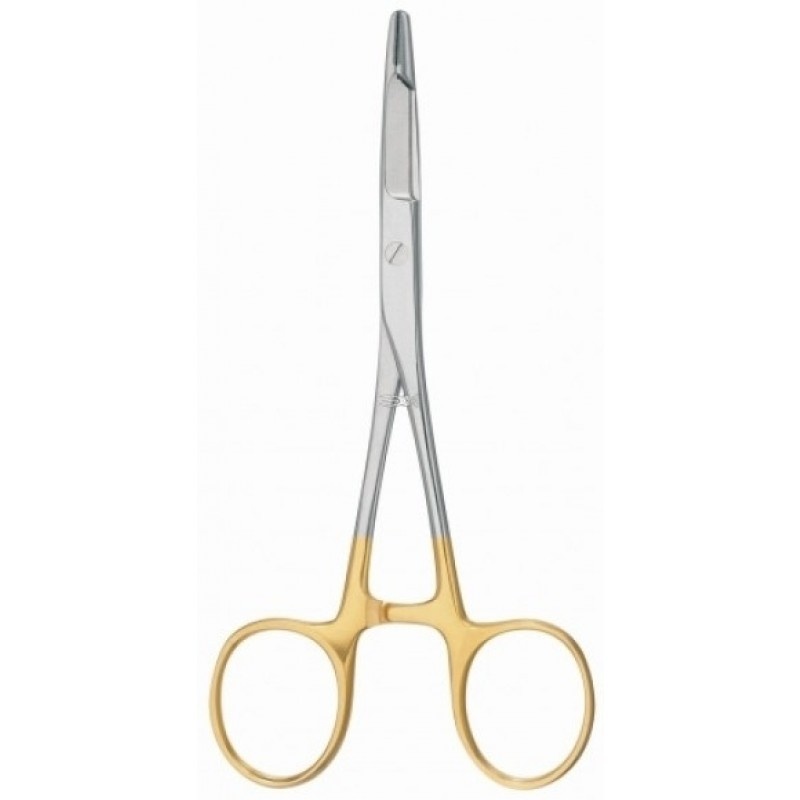 Иглодержатель с ножницами с твердосплавными щечками Olsen-Hegar 1150TC/14 (14 см)