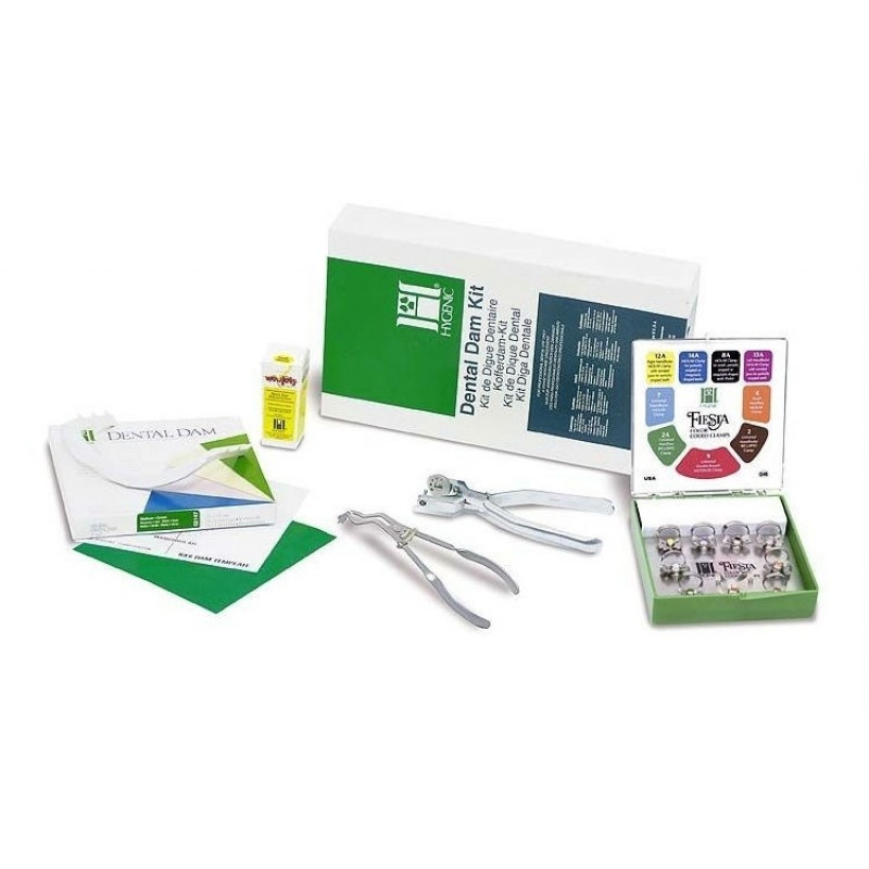 Коффердам с кламмерами и инструментами Hygenic Dental Dam Kit (набор)