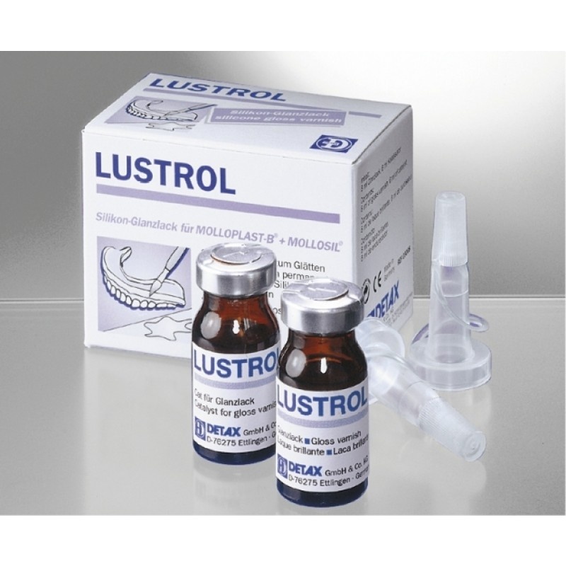 Лак для покрытия мягкопластичных материалов Lustrol (2 шт. по 6 мл)