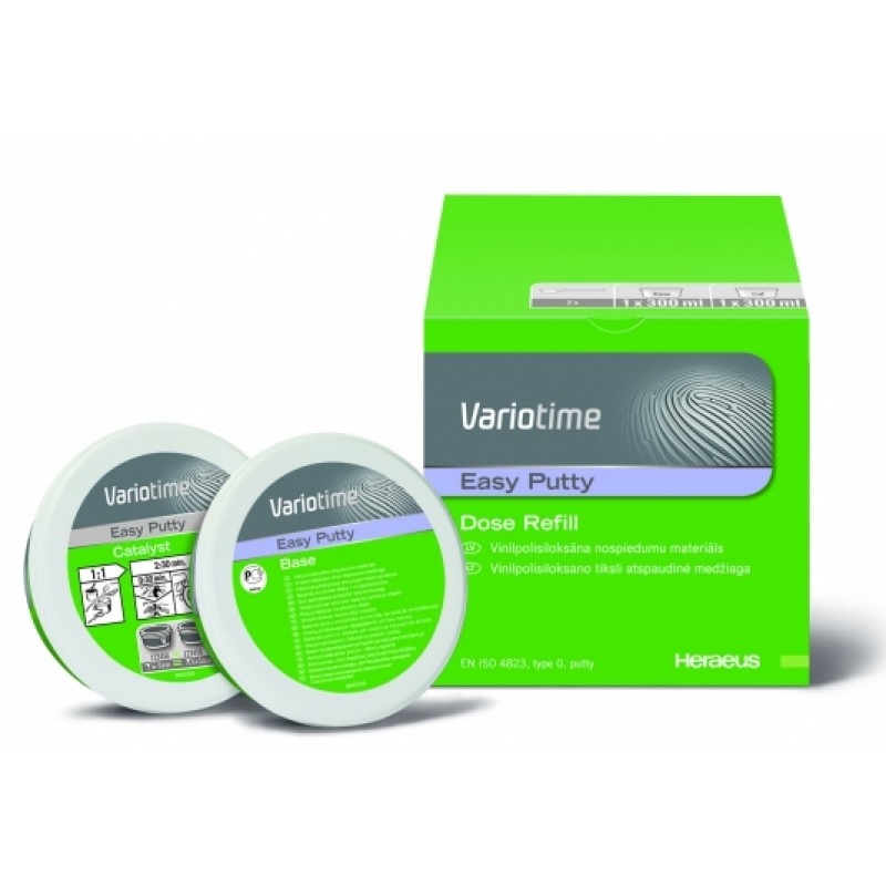 Материал оттискной ортопедический Variotime Easy Putty (2 банки по 300 мл)