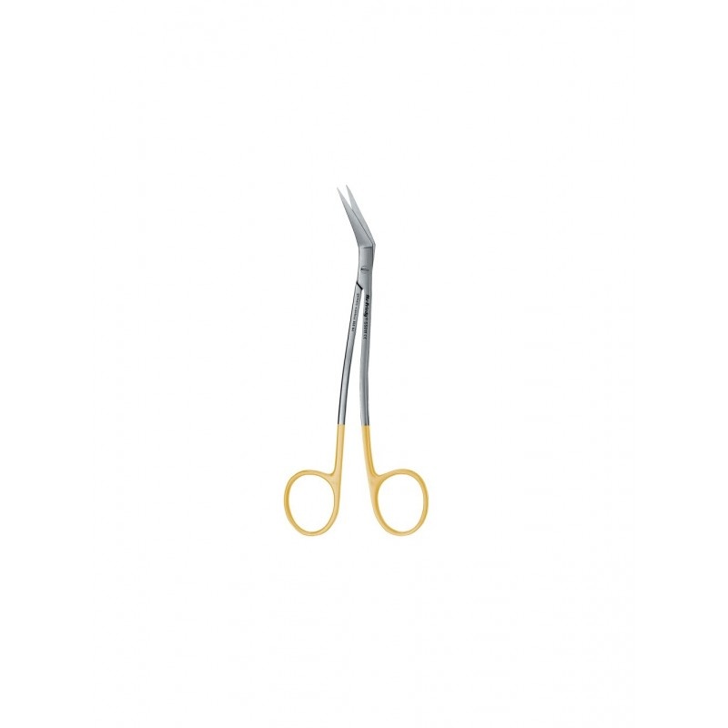 Ножницы изогнутые с одним зубчатым лезвием Perma Sharp S5011 (16,5 см)