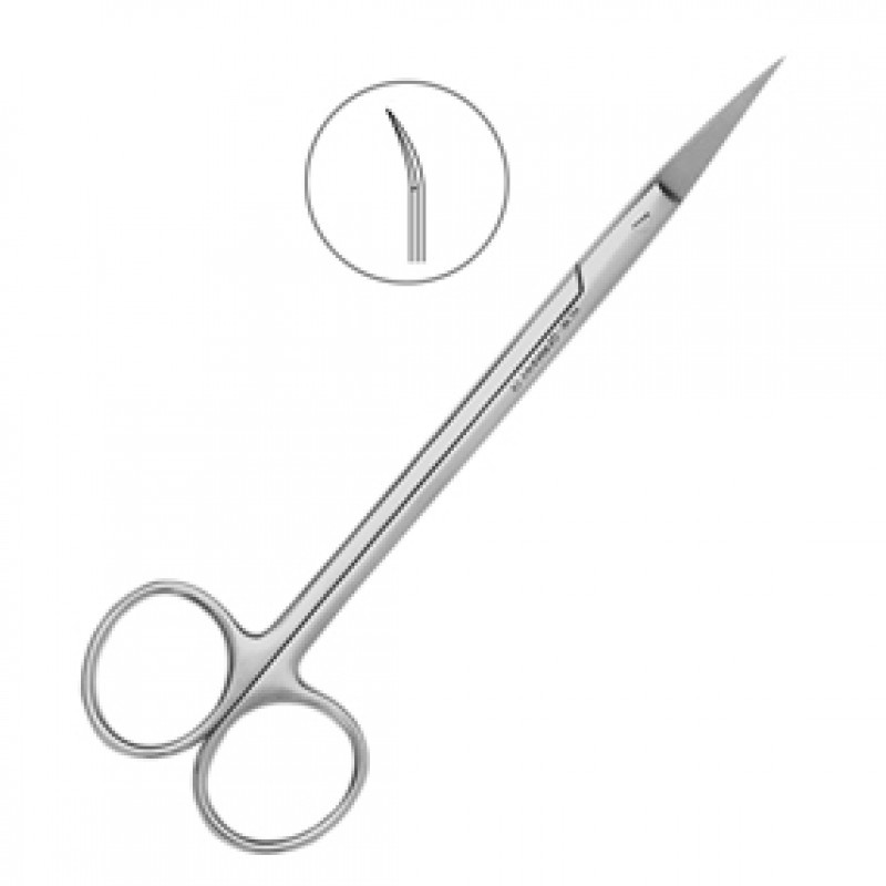 Ножницы хирургические изогнутые Kelly 160 мм 19-15