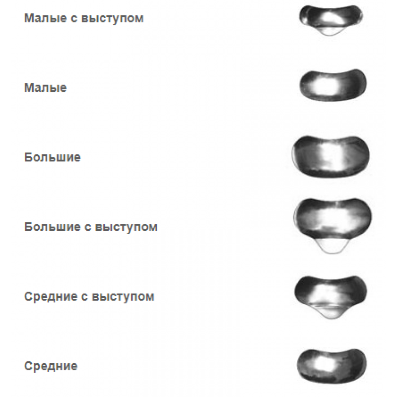 Матрицы металлические секционные (50 шт.)