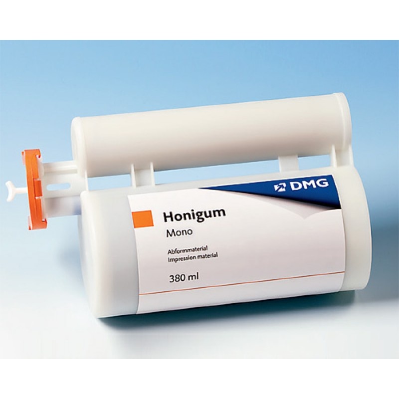 Монофазный оттискный материал на основе А-силиконов Honigum-Mono Mixstar (картридж 380 мл, насадки)