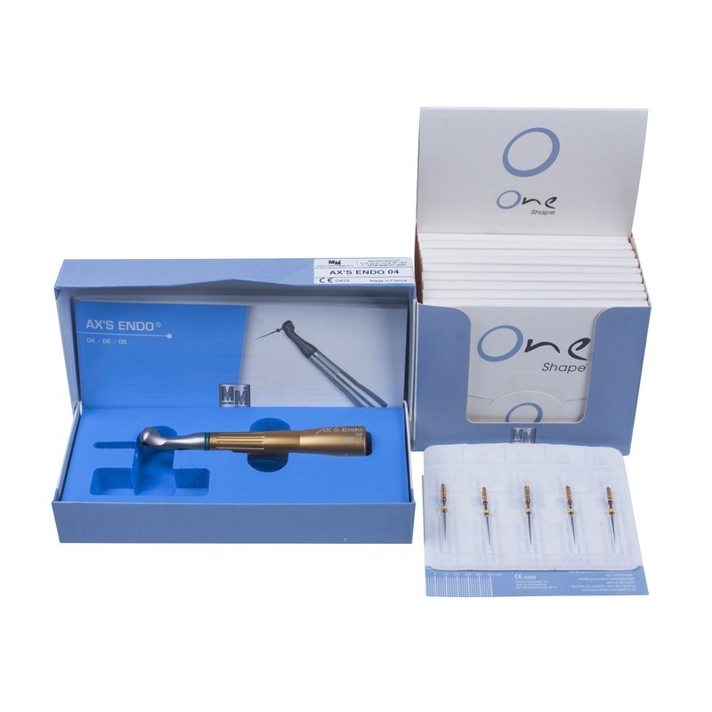 Набор инструментов эндодонтических Discovery Kit One Shape Endo Kit One Shape with contra-angle AX'S Endo04