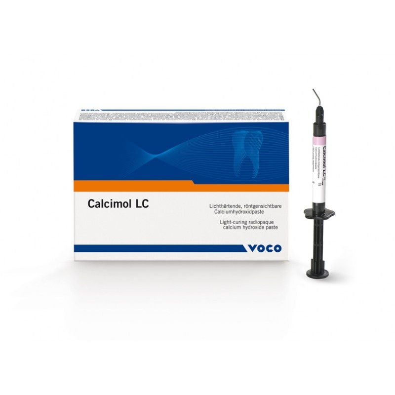 Паста подкладочная светоотверждаемая рентгеноконтрастная Calcimol LC (2 шприца по 2,5 г)