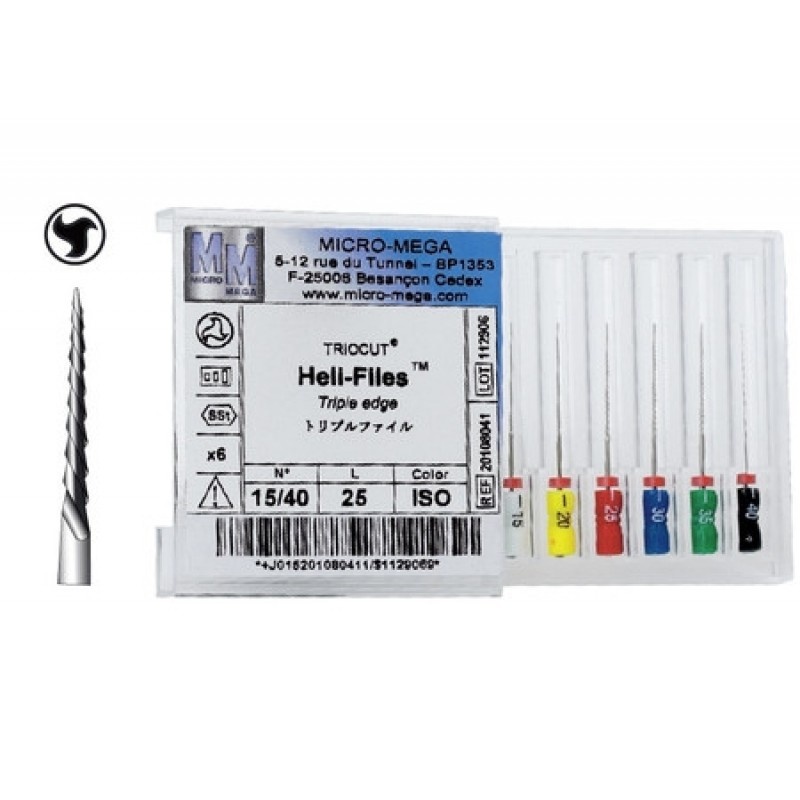 Файлы ручные Heli-File Handle 09 (6 шт.)
