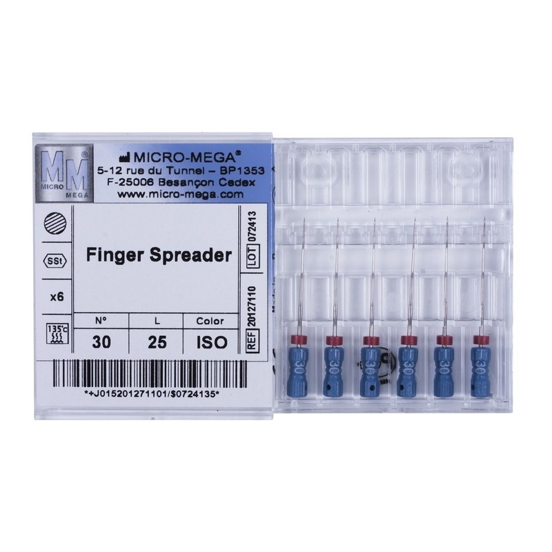 Файлы стальные Finger Spreader (6 шт.)