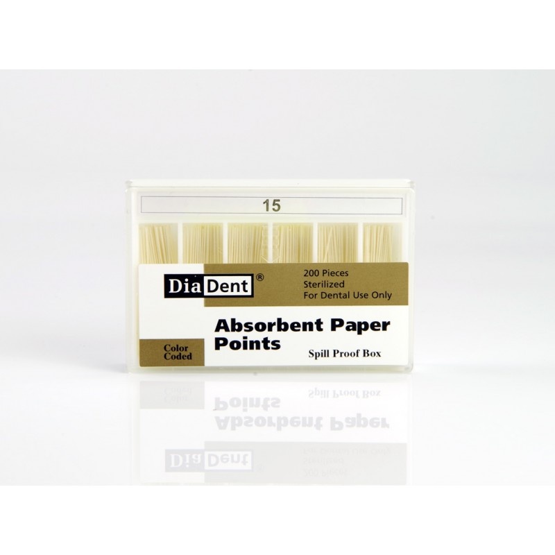 Штифты стоматологические абсорбирующие бумажные с миллиметровой маркировкой Plus Paper Points MMPP (100 шт.)