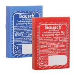 Бумага артикуляционная Baush BK61 40 мкм 200 листов синяя