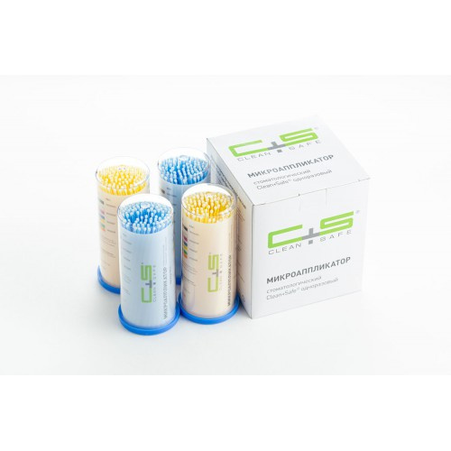 Микробраш аппликаторы Clean+Safe размер Fine №3 1,5 мм 100 шт