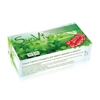 Перчатки виниловые Sun Viv GV 400 размер L 100 шт