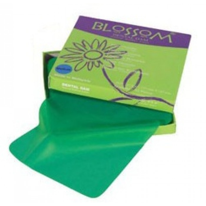 Раббер Дам платки зеленые 152 * 152 мм BLOSSOM Medium 36 шт