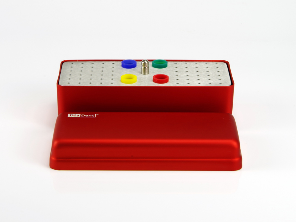 Эндобокс на 60 инструментов автоклавируемый красный Endo Box Medium Oblong Type B 809-003