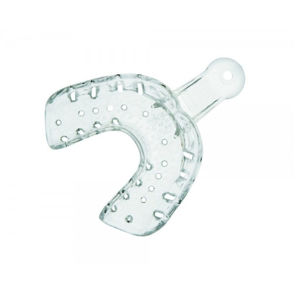 Hi-Tray Light Clear верхняя челюсть (большие) - слепочная ложка из прозрачного пластика (12 шт.)