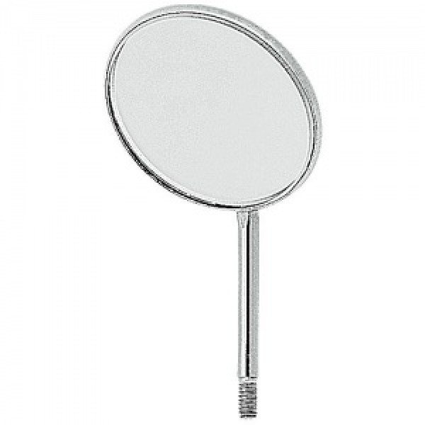 Зеркало без ручки, не увеличивающее, с родиевым покрытием, с технологией Top Vision, диаметр 24 мм, 1 штука