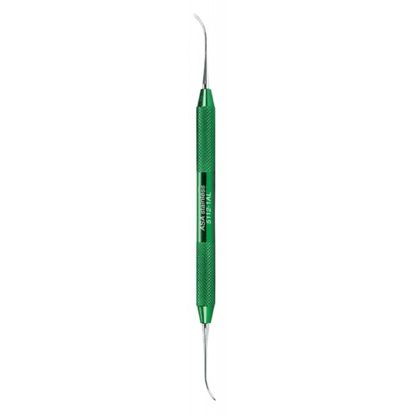 Инструмент для моделировки воска с зеленой ручкой