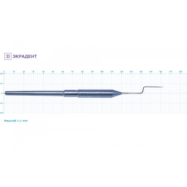 01-10 - зонд стоматологический штыкообразный