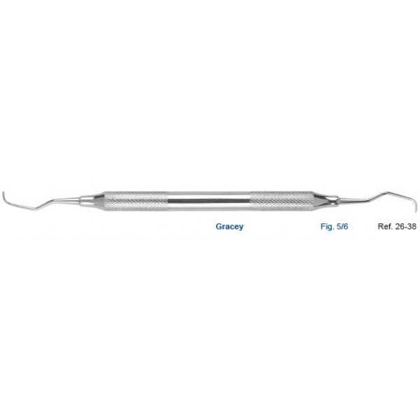 Кюрета парадонтологическая Gracey, форма 5/6, диаметр ручки 8 мм