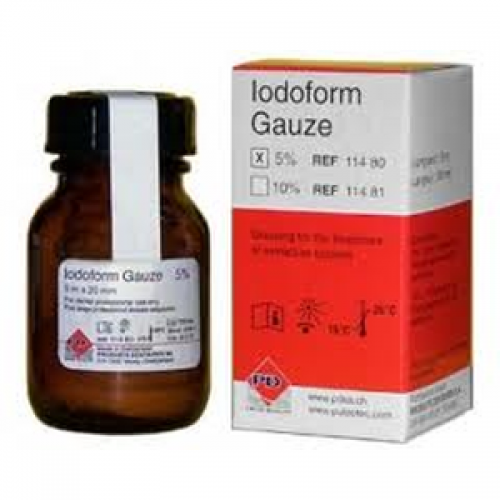 Бинт йодоформенный Iodoforme gauze 5% (5 м x 20 мм)