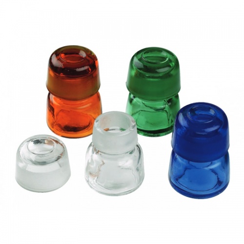 Емкость стеклянная для стоматологических жидкостей с крышкой круглая Medicament Bottles (Round)