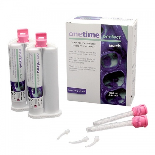 Материал слепочный одноэтапный Onetime perfect (корригирующий слой, 2 шт. по 50 мл)