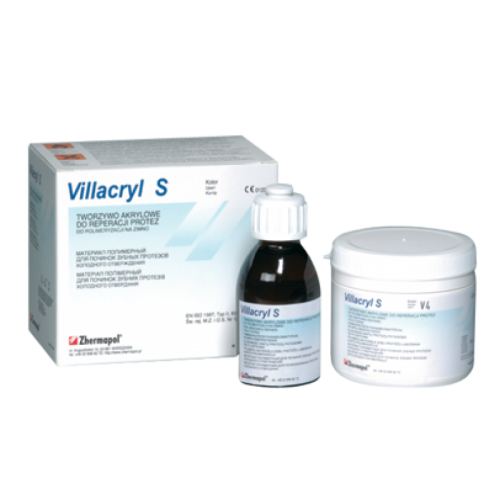 Пластмасса холодной полимеризации для починок протезов Villacryl S (100 г + 50 мл)