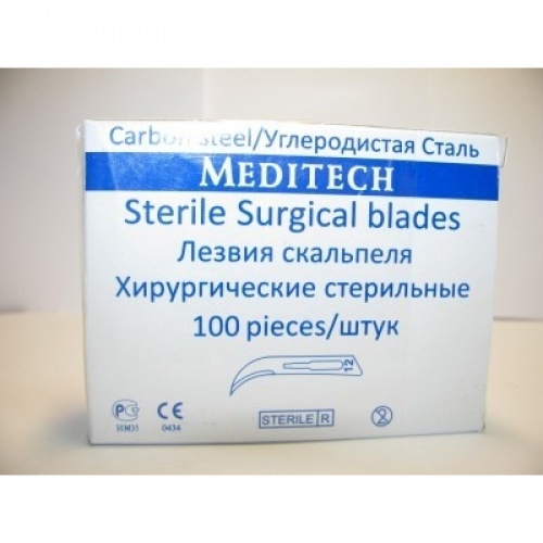Лезвие стерильное № 15c (100 шт.)