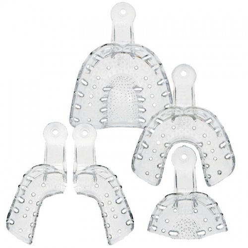 Ложка слепочная Hi-tray Lidht Clear (прозрачная пластмассовая, маленькая, для верхней челюсти)