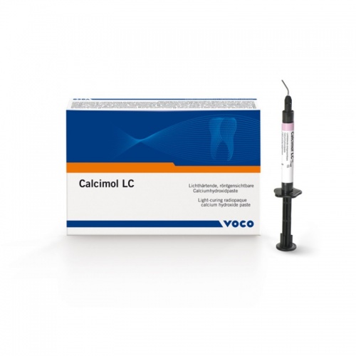Паста подкладочная светоотверждаемая рентгеноконтрастная Calcimol LC (2 шприца по 2,5 г)