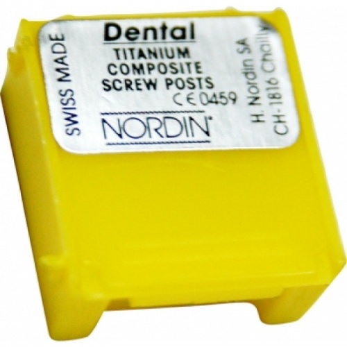 Штифты титановые с композитной головкой Dental (6 шт.)