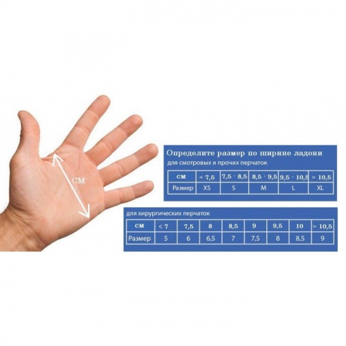Перчатки" DISPODENT" медицинские латексные, смотровые, 100шт/уп (XS)