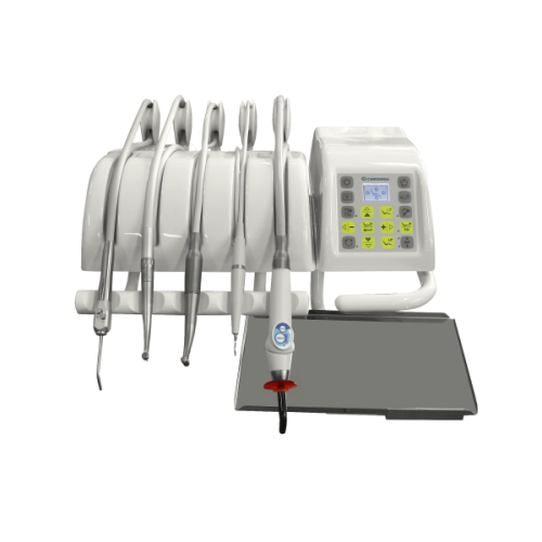 Chiromega 654 Solo - стоматологическая установка с креслом и 3-мя инструментами