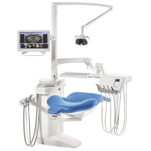 Planmeca Compact i Touch Multimedia - стоматологическая установка с сенсорной панелью и сухой аспирацией